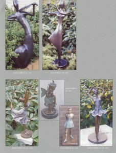 Harasimowicz ogrody - Figury z brązu - postacie (1)